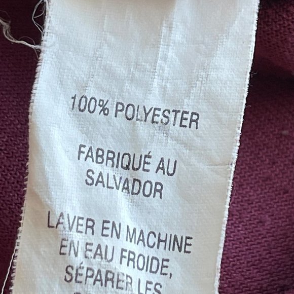 LL BEAN‎ Men's Trail Fleece Full Zip 291724 SIZE XL REG MAROON Outdoors Jacket - Picture 8 of 10